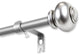 Yolanda Curtain Rod, Satin Nickel, 28-48"