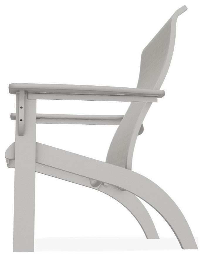 Adirondack Sling Outdoor Adirondack Armchair, Deacon/Warm Gray