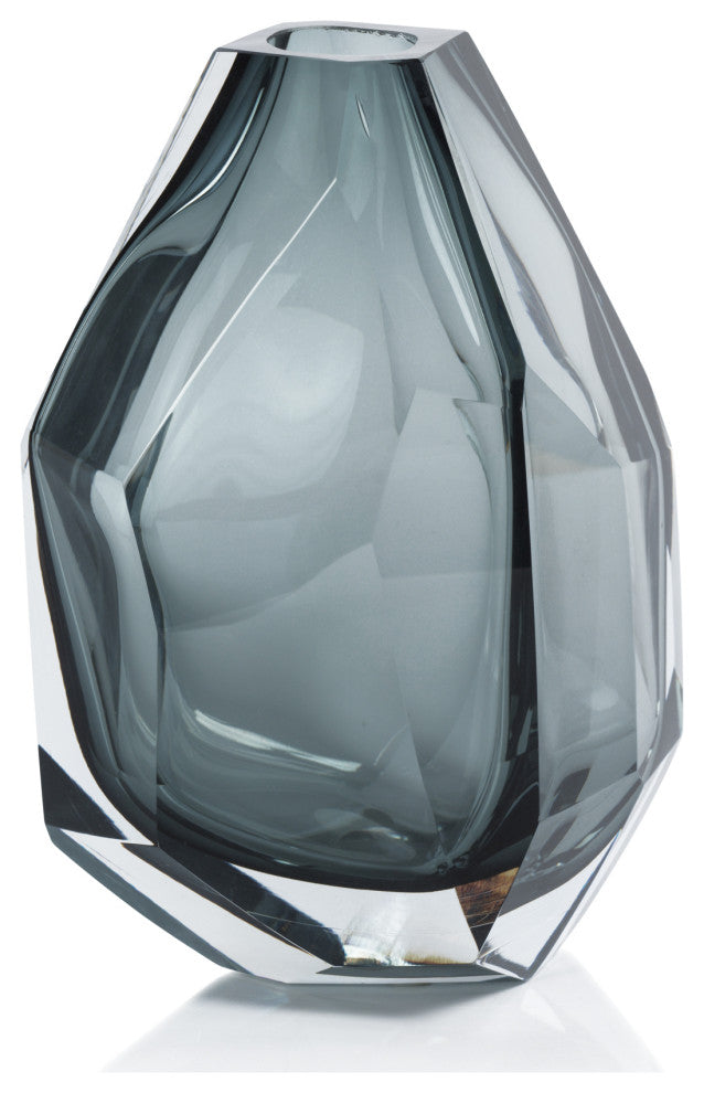 Getxo Faceted Artistry Glass Vase