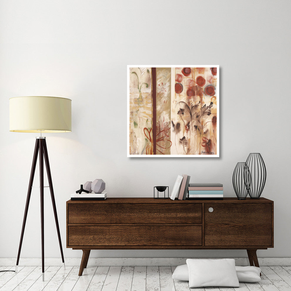 "Autumn Sketch #6" Digital Paper Print by Joan Elan Davis, 38"x38"