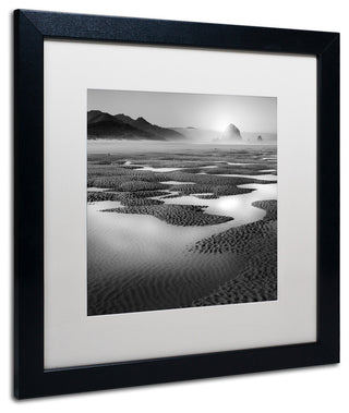"Path" Matted Framed Canvas Art by Moises Levy
