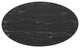 54" Dining Table, Round, Black White, Artificial Marble, Metal, Modern