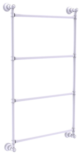 Carolina 4 Tier 30" Ladder Towel Bar, Matte White