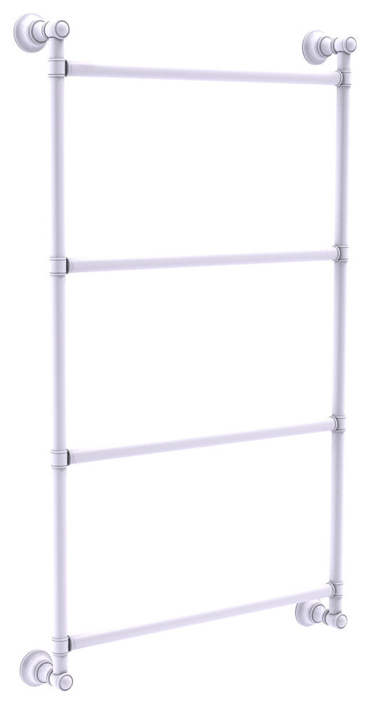 Carolina 4 Tier 30" Ladder Towel Bar, Matte White