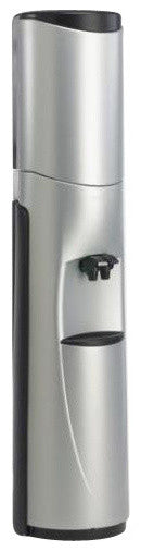 Pacifik High-Tech Water Cooler, Silver With Black Trim, Hot and Cold Water