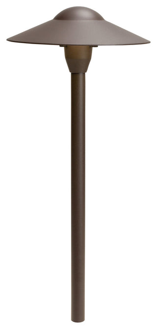Textured Architectural Bronze 21" Cone Path and Spread 1-Light 12V, Pack of 6
