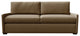 Nativa Interiors Kimpton 79" Sofa, Brown, Depth: Deep Plush