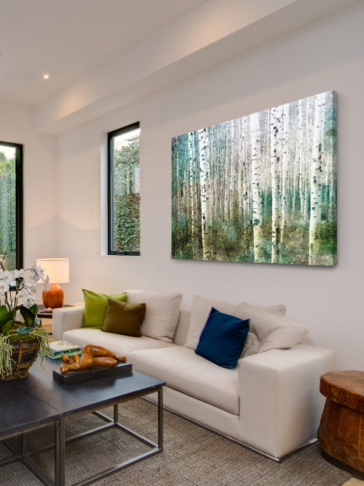 "Aspen Green" Fine Art Canvas Print, 18"x12"