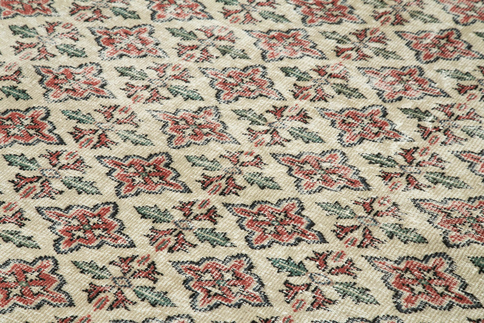 Rug N Carpet - Handmade Turkish 6' 1'' x 9' 0'' Wool Area Rug
