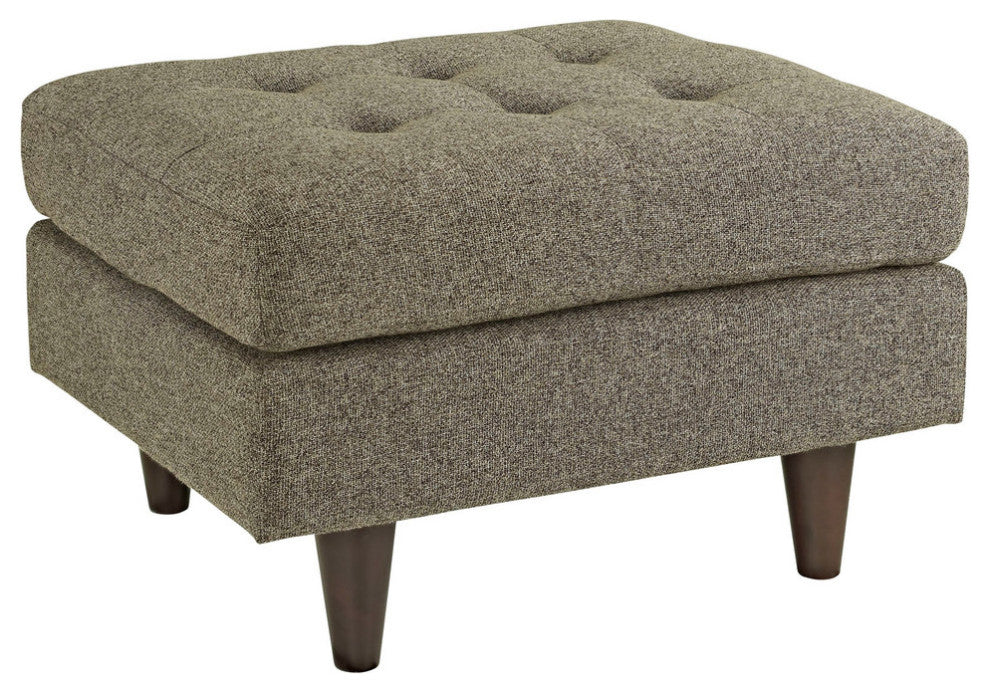 Empress Upholstered Ottoman, Oatmeal