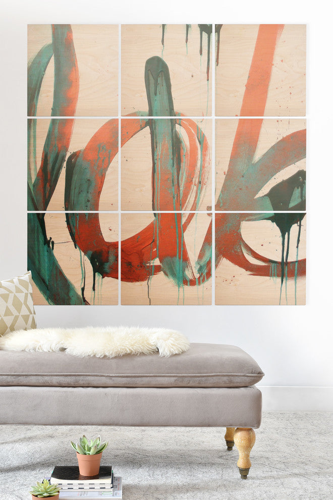 Deny Designs Kent Youngstrom Copperlove Wood Wall Mural, 4'x4'