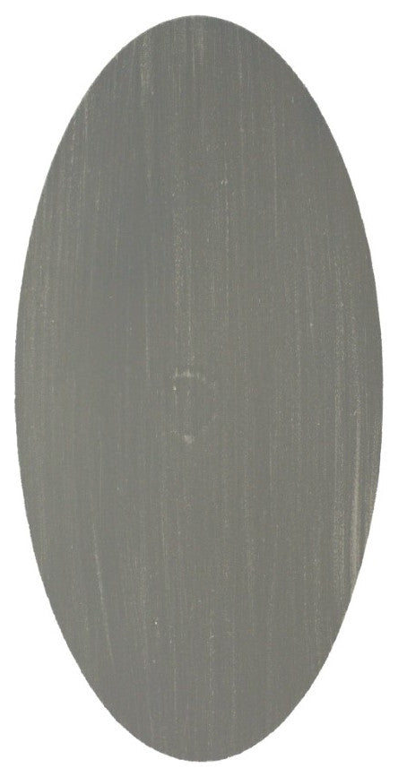 Weathered Pale Gray Drink Table With Oval Top