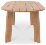 Delta Oval Outdoor Dining Table Natural