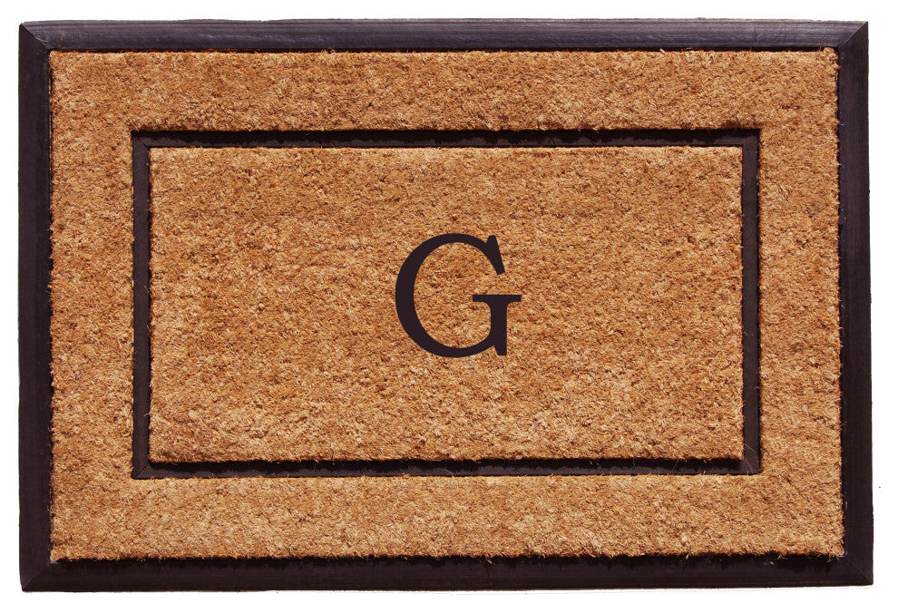 Calloway Mills The General Monogram Doormat, 18"x30", Letter G