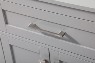 24" Wide Bathroom Storage Freestanding Cabinet, Grey