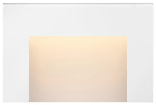 Hinkley Taper Landscape Light, Satin White, Horizontal Deck Sconce