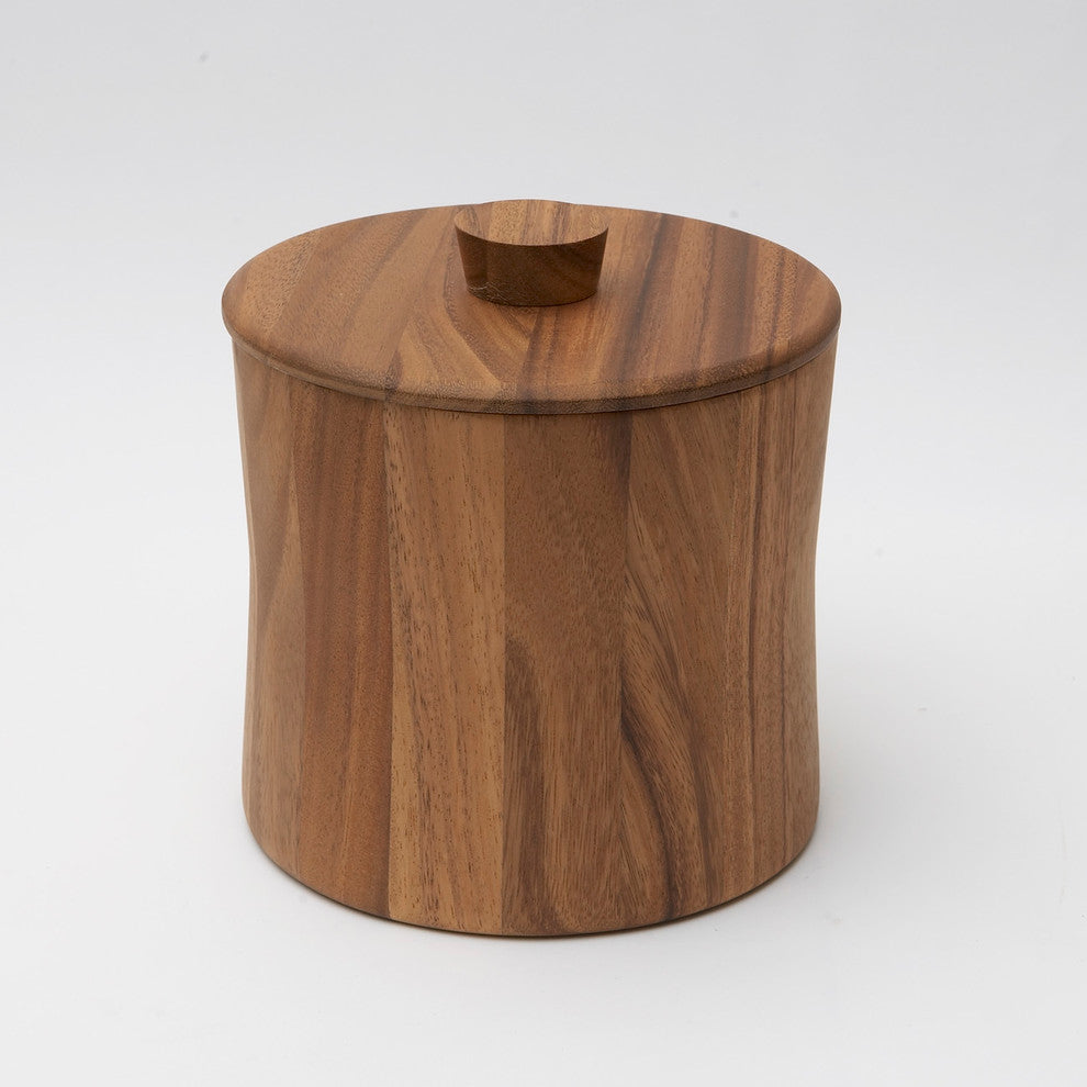 Acacia Wood Ice Bucket