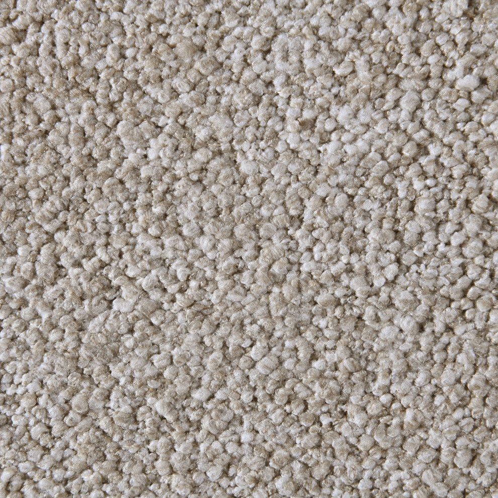 Gavin Upholstered Bed, Beige, Full, Chenille Fabric