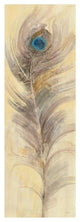 "Blue Eyed Feathers III" Digital Paper Print by Albena Hristova, 20"x56"