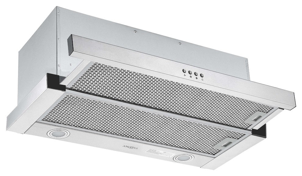 Forte Slide-out Stainless Steel Range Hood, 30"