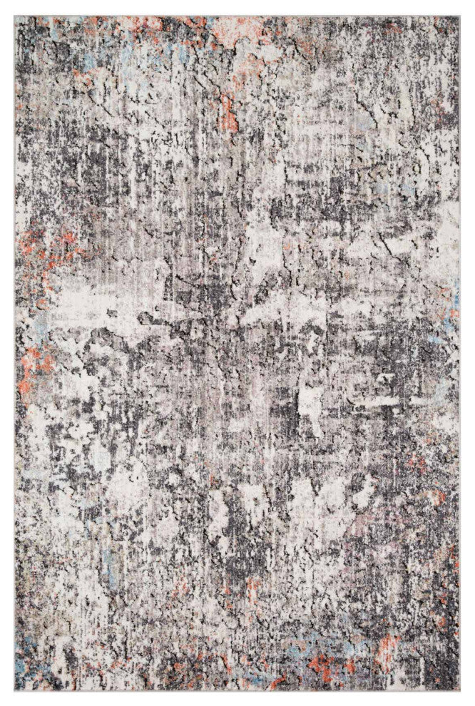 Medusa MED-01 Ivory/Granite 18" x 18" Sample Swatch