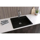 ELGAD2522PDBK0 Quartz Classic 25" x 22" ADA Sink with Perfect Drain, Black