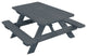 Pine Kid's Picnic Table, Charcoal Stain