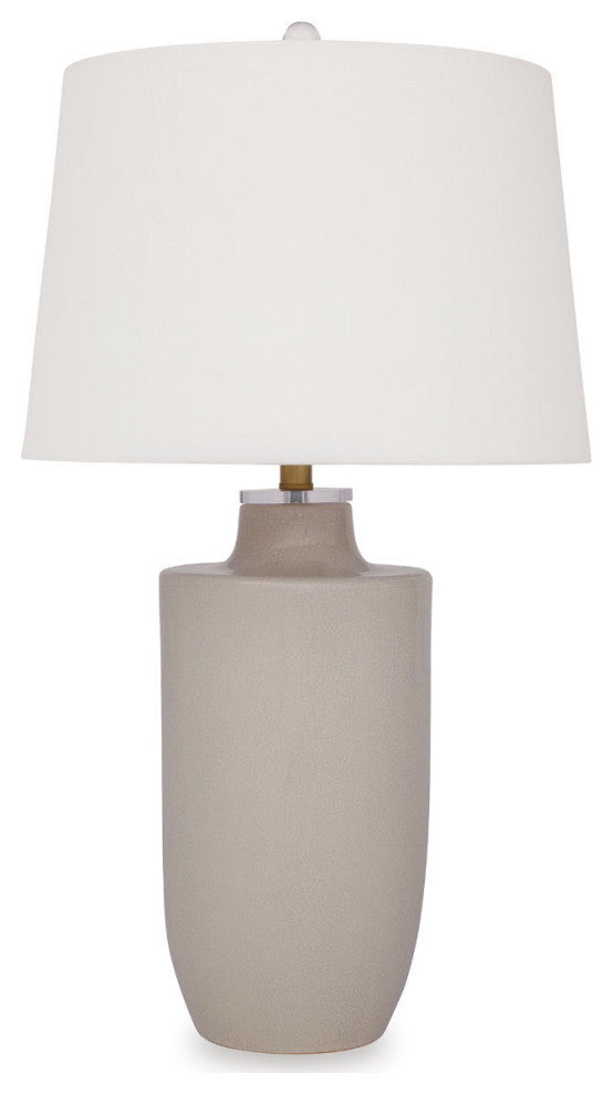 Cylener Off White Table Lamp