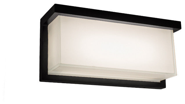 Modern Forms Ledge LED Wall Light, Black