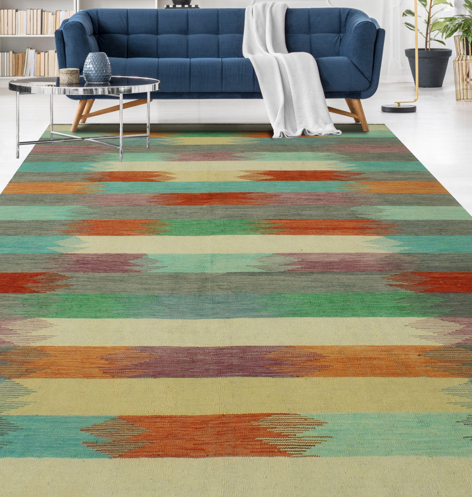 Winchester Kilim Kelly Rust Rug