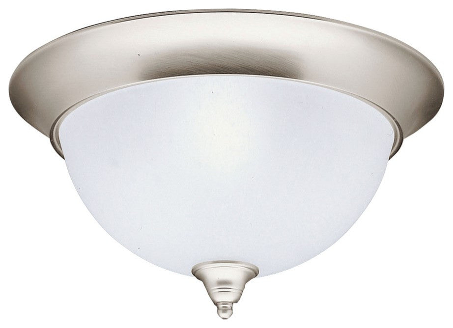 Kichler Dover 3 Light Flush Mount in Brushed Nickel