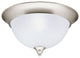 Kichler Dover 3 Light Flush Mount in Brushed Nickel