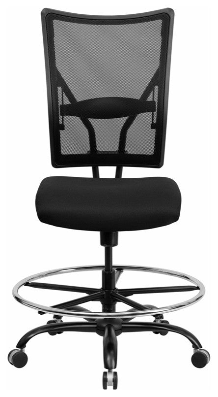 Black Drafting Stool WL-5029SYG-D-GG