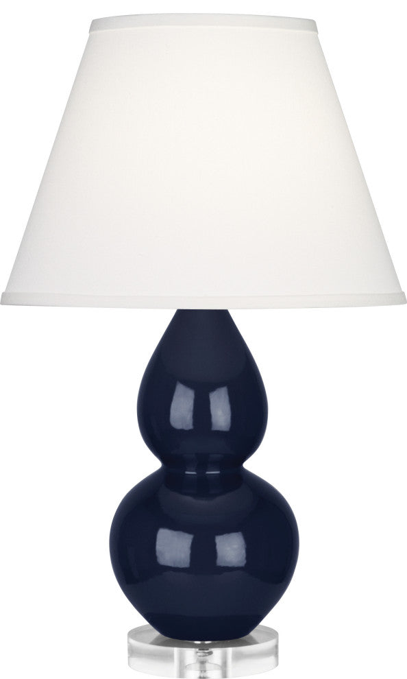 Small Double Gourd Accent Lamp, Midnight Blue