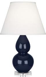 Small Double Gourd Accent Lamp, Midnight Blue