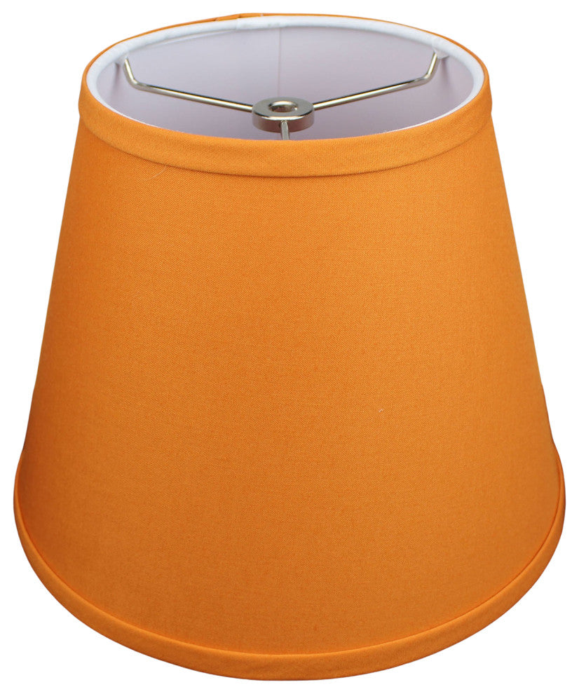 Fenchel Shades 6"x10"x8" Spider Attachment Empire Lamp Shade, Linen Cedar