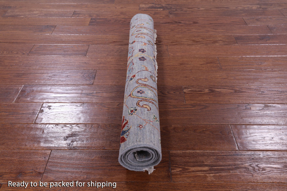 3' 4" X 5' 2" Persian Tabriz Hand-Knotted Wool Rug Q10235