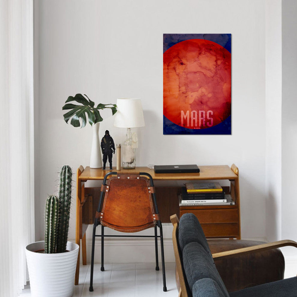 "The Planet Mars" by Michael Tompsett, Canvas Print, 18x12"
