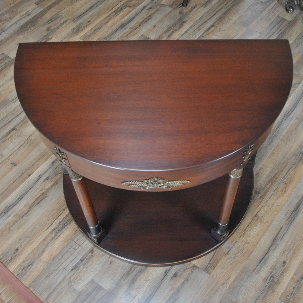 NVIN0119 Kittinger Mahogany Console with Columns A903