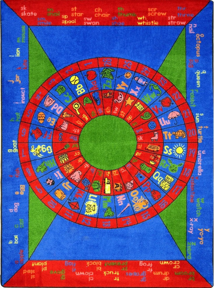 Kid Essentials Rug, Play on Words, 7'8"x10'9"