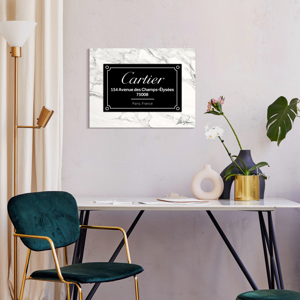 "Prestige Brand"Frameless Reverse Printed Tempered Glass Wall Art Set of 4