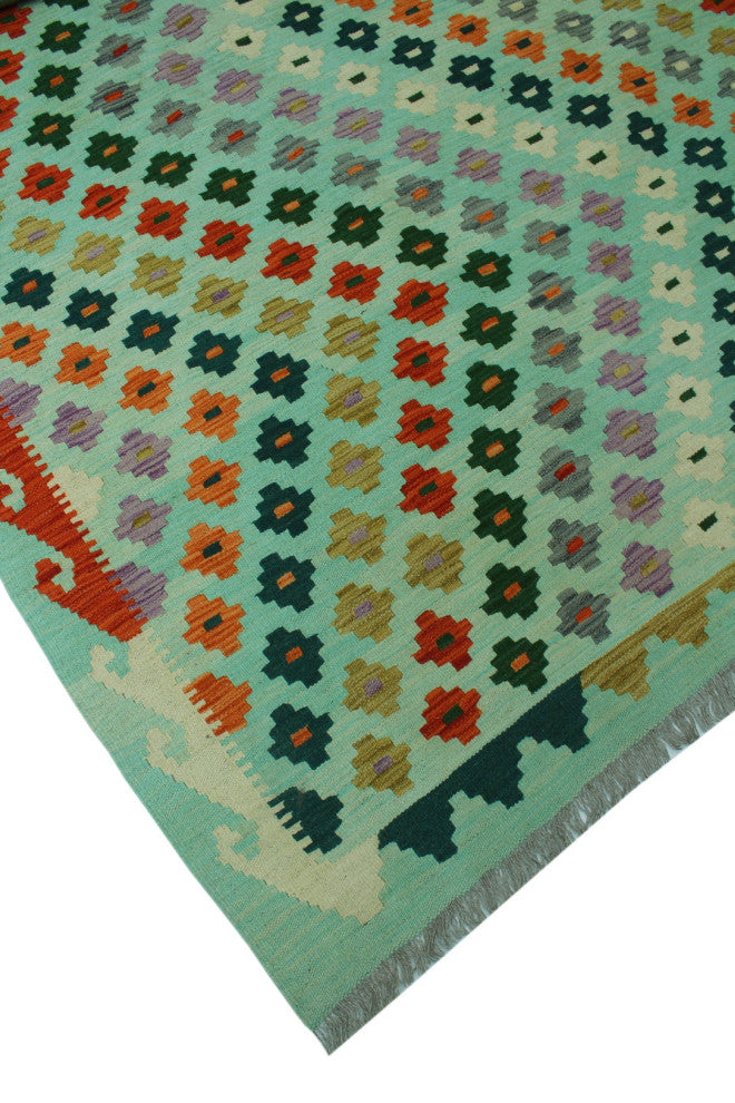 Sangat Kilim Amirah Lt. Green Rug