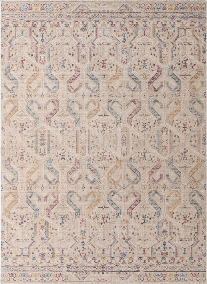 Unique Loom Congruence Deepa Rug, Ivory, 10'x13'8"