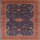 Ahgly Company Indoor Square Mid-Century Modern Area Rugs, 7' Square