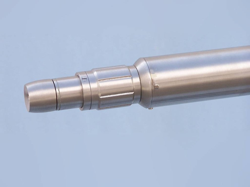 Floor Standing Brushed Nickel Anchormaster Telescope 65'', Marine Telescope