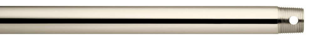Fan Down Rod 48", Polished Nickel