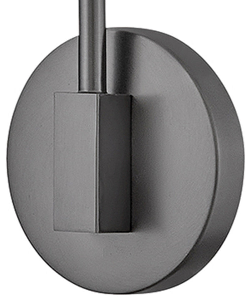 Hinkley Altman Medium Single Light Sconce, Gunmetal