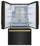 ZLINE 36" Standard Depth Refrigerator With Water, Black RSMZ-W36-BS-FCB