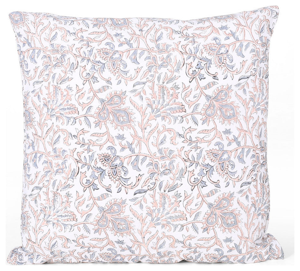 Amaya Modern Handcrafted Fabric Throw Pillow, Set of 2