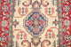 Pakistani Hand-Knotted Oriental Kazak Traditional Area Rug, Beige, 4'3"X2'8"